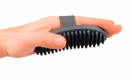 manopla para perros de pelo corto