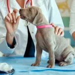 revision de cachorro en clinica veterinaria