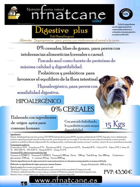 saco de Saco de NFNatcane digestive plus