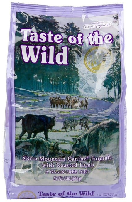 Saco de taste of the wild sierra mountain