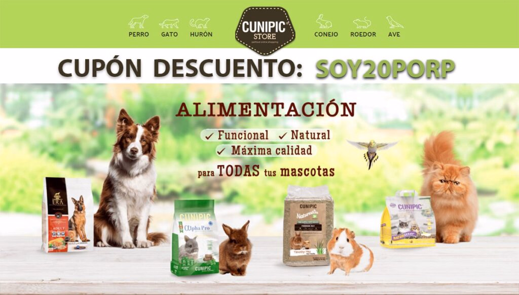 Cupon descuento cunipic