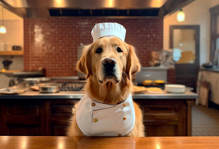 perro cocinero