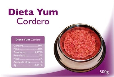 Dieta YUM Cordero