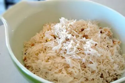 отварной рис с курицей для собак